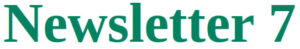 Newsletter 7